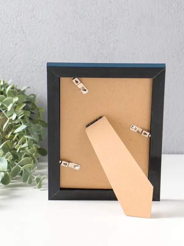 Фоторамка пластик 13х18 см "Остин" иссиня-чёрный 21,5х16,5х1,5 см