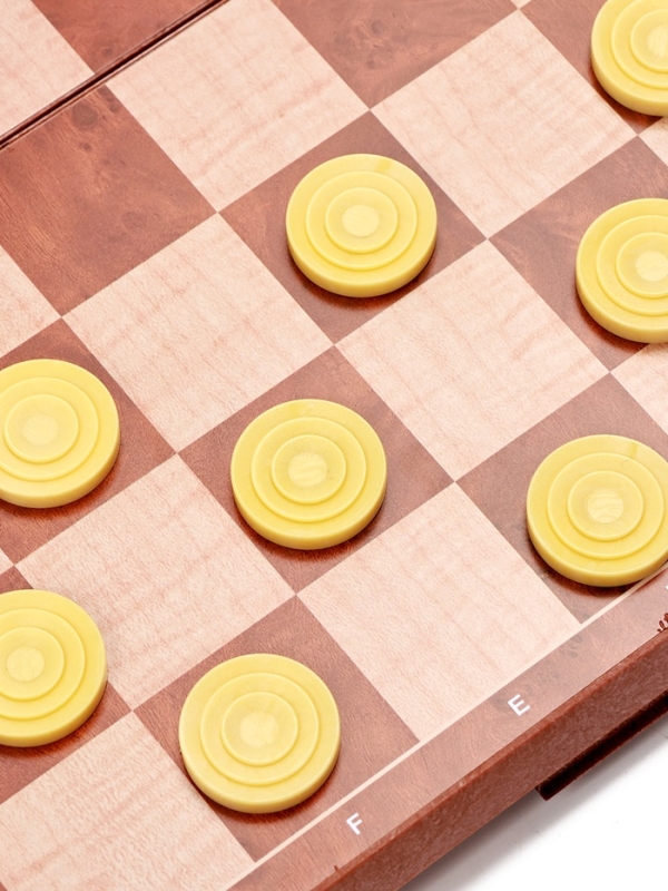 Шахматы магнитные 24 х 24 см, король h-4.9 см, пешка h-2.4 см Шахматы магнитные 24 х 24 см, король h-4.9 см, пешка h-2.4 см