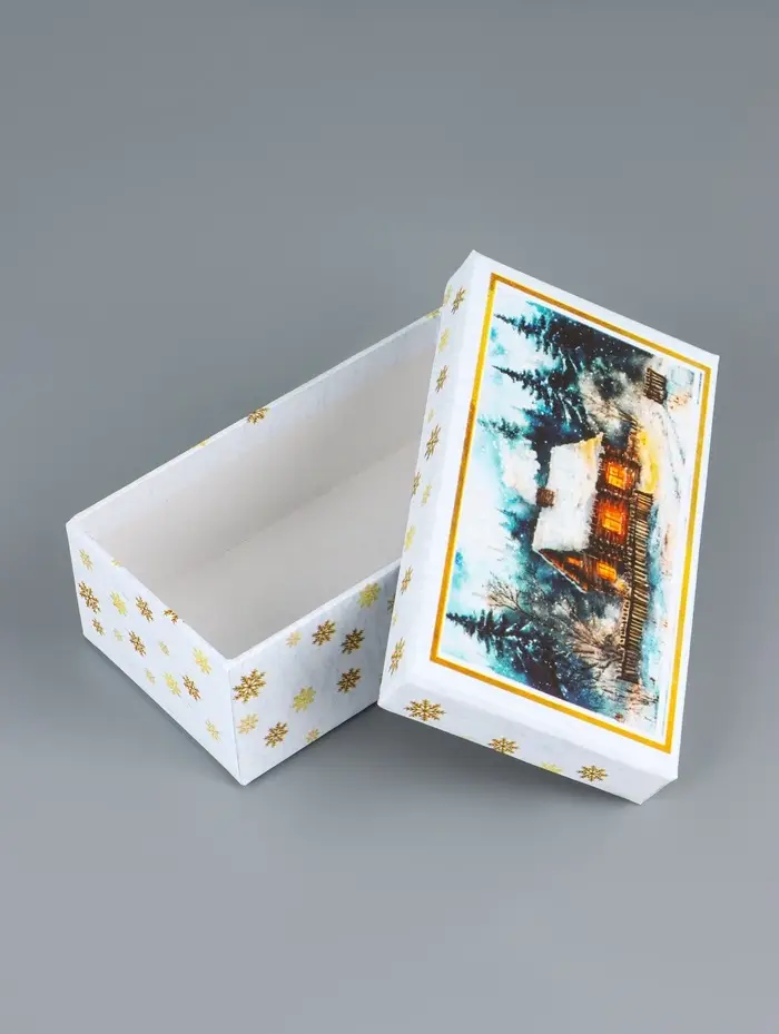 Набор подарочных новогодних коробок 10 в 1 «Новогодние мечты», 30×19×11.5 - 12×6.5×4 см