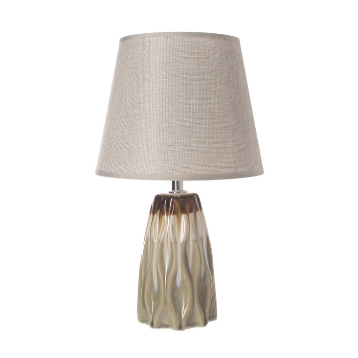 Настольная лампа с абажуром RISALUX «Филд», Е14, 40 Вт, 20×20×33 см Настольная лампа с абажуром RISALUX «Филд», Е14, 40 Вт, 20×20×33 см