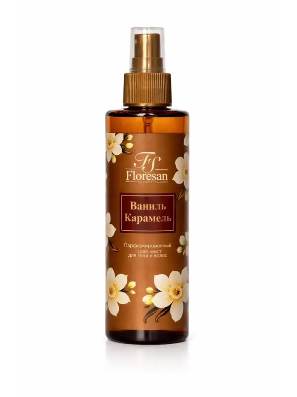 Мист-спрей парфюмированный для тела и волос "Ваниль-Карамель", 200 мл