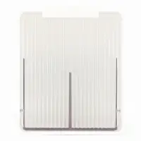 Органайзер настенный, с клеевыми крючками, 2 секции, 9.2&times;7&times;10.7 см, белый