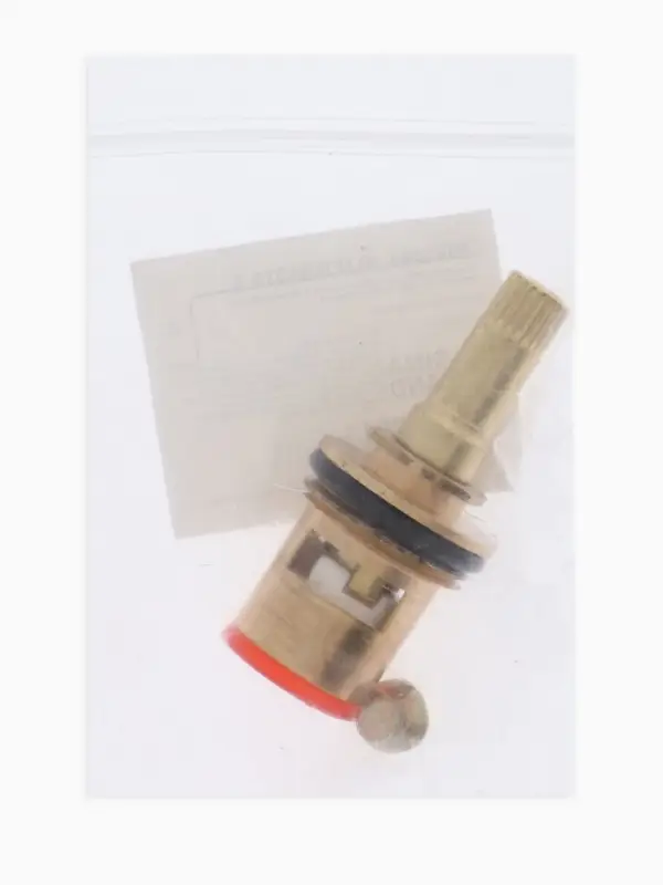 Кран-букса ZEIN, 1/2" под крест, шток 8&times;20 шлицов, угол поворота 180 град, латунь, керамика