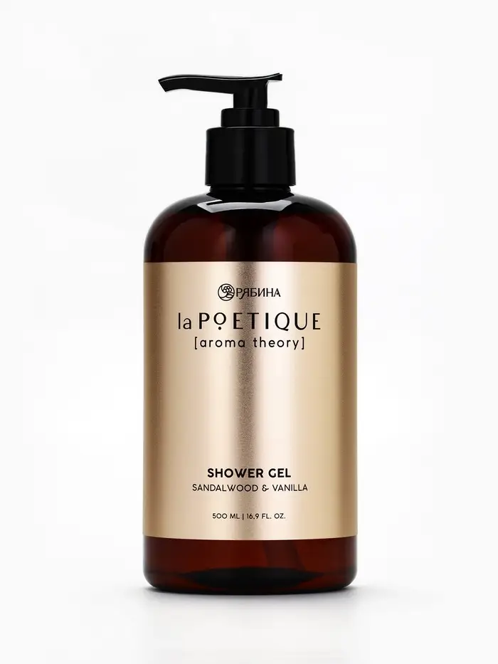 Гель для душа парфюмированный, аромат сандал и ваниль, 500 мл, laPOETIQUE