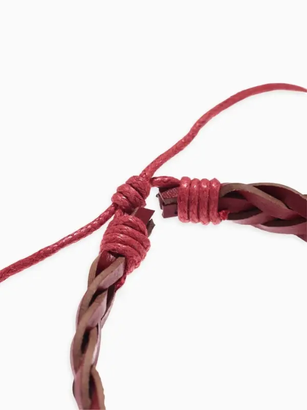 Набор браслетов &laquo;Радужный&raquo;, 4 шт. кожа, цветной, d=8 см