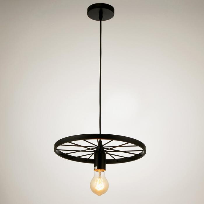 Светильник BayerLux 1251/1BK E27 40Вт черный 30х30х10-110 см