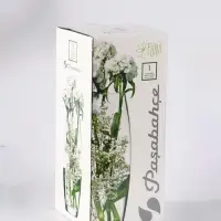 Ваза «Прованс», h=26 см, стекло, чёрная