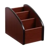 Органайзер 3 секции, серия Орех с кантом темным, 10&times;15.5 см