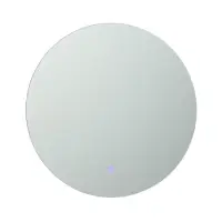 Зеркало интерьерное настенное «Рубин» круглое c окантовкой, с LED-подсветкой, сенсорное, d=50 см 109