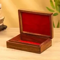 Шкатулка "Инь-ян" 20х15х6 см, дерево шишам