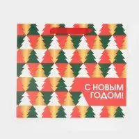 Пакет подарочный новогодний ламинированный &laquo;Сказке быть&raquo;, MS 18 х 23 х 10 см