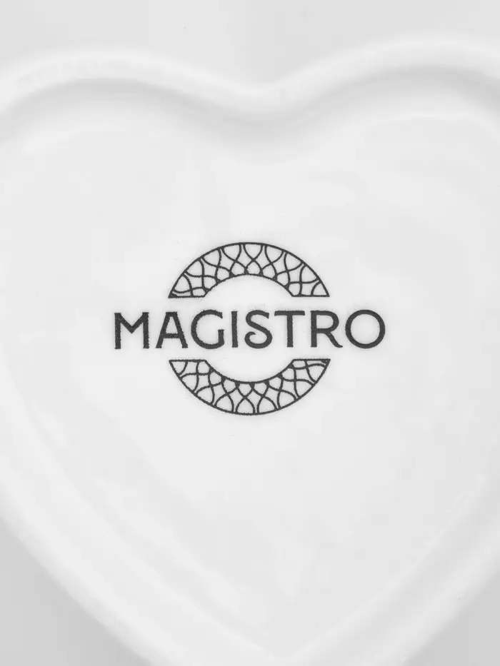 Соусник Magistro &laquo;Сердце&raquo;, 260 мл, d=11.5, фарфор, белый