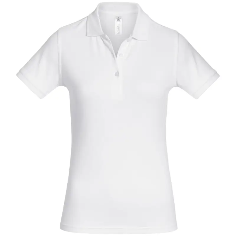 Рубашка поло женская Safran Timeless белая, размер XXL Рубашка поло женская Safran Timeless белая, размер XXL
