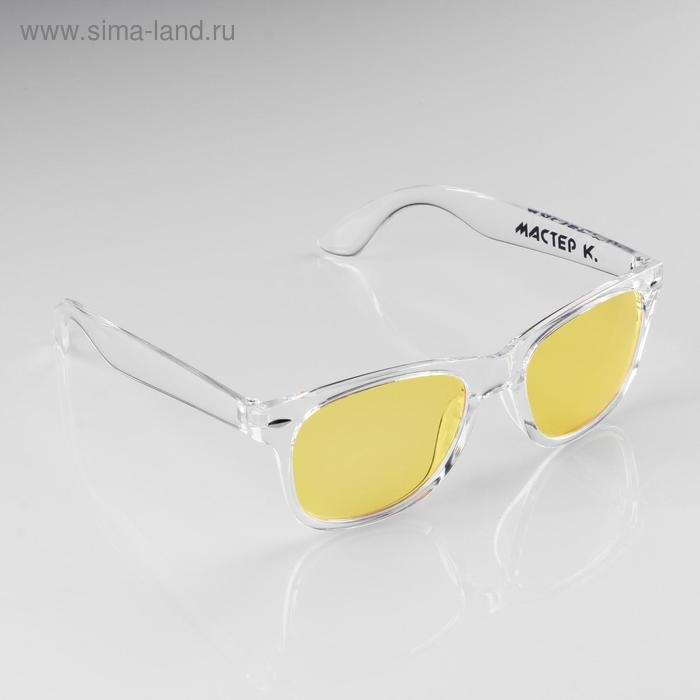 Очки солнцезащитные OneSun, uv 400, дужка 14.5 см, ширина 14.5 см, 4.5 х 5 см, жёлтые