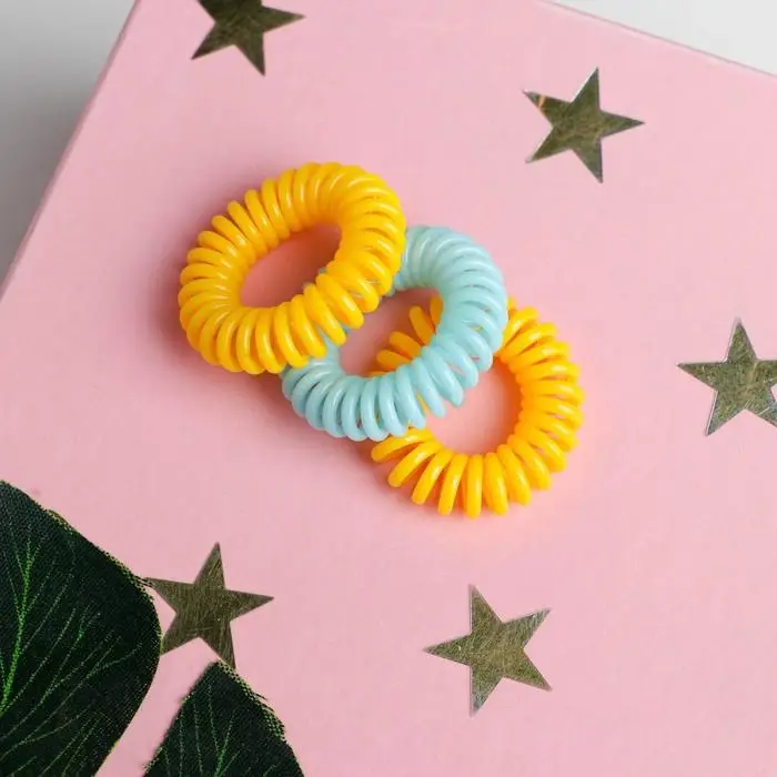 Резинка пружинка для волос «Мое солнышко», 3 шт.