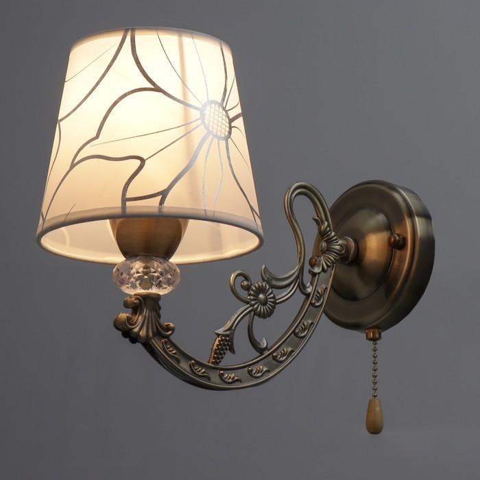 Бра "Вирджиния" 1х40Вт E14 бронза 20х15х30 см.