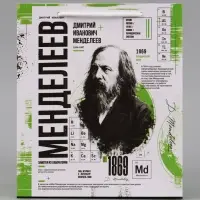 Пакет подарочный &laquo;Менделеев&raquo;, 23&times;27&times;11.5 см