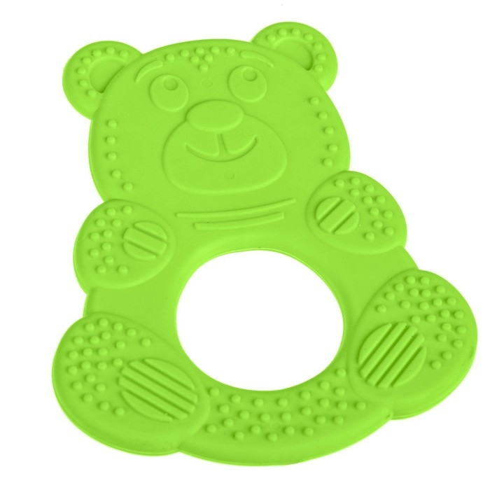 Прорезыватель силиконовый «Мишутка», цвет МИКС, КНОПА Прорезыватель силиконовый «Мишутка», цвет МИКС, КНОПА