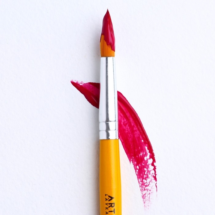 Кисть для рисования синтетика круглая № 12 Кисть для рисования синтетика круглая № 12