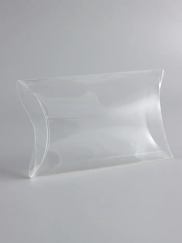 Складная прозрачная коробка из PVC, для упаковки подарков, 14×9×3 см