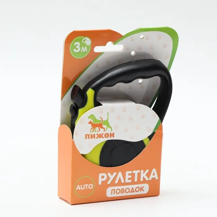 Рулетка &laquo;Зарница&raquo;, 3 м, до 11.5 кг, чёрная, жёлтая