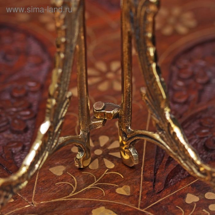 Подставка для книг латунь  Подставка для книг латунь "Классика" 15х10х0,5 см