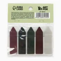 Стикеры для заметок с липким краем, прозрачные &laquo;Ромашки&raquo;, 20 л., 5 шт.