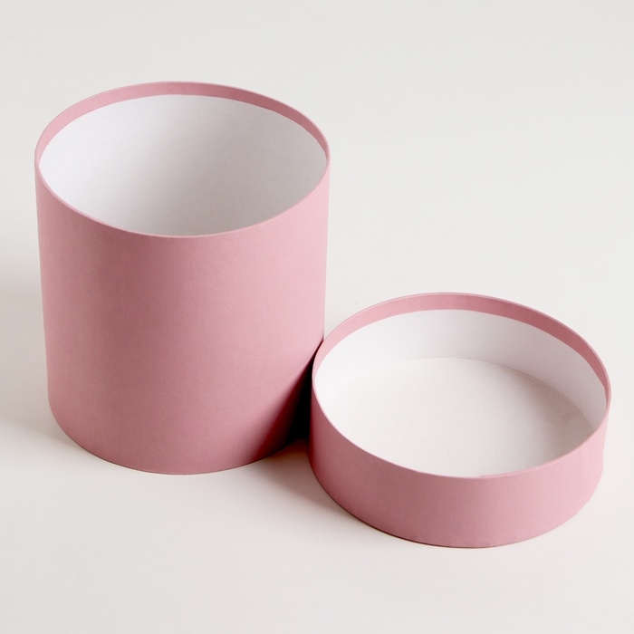 Набор шляпных коробок 3 в 1 Набор шляпных коробок 3 в 1 "Пудра", 18 × 18 ‒13 × 13 см