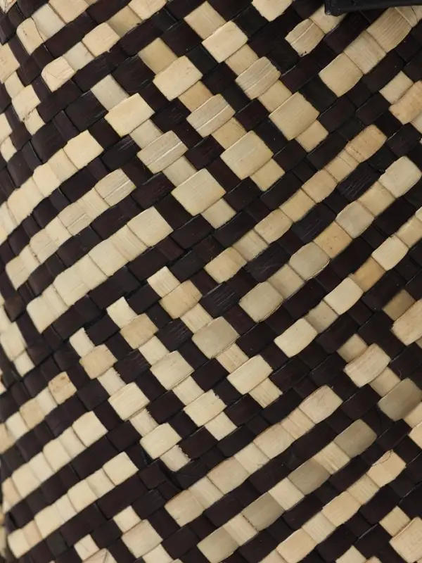 Сумка плетёная из пандана, 22&times;14&times;35 см, бежево-коричневая