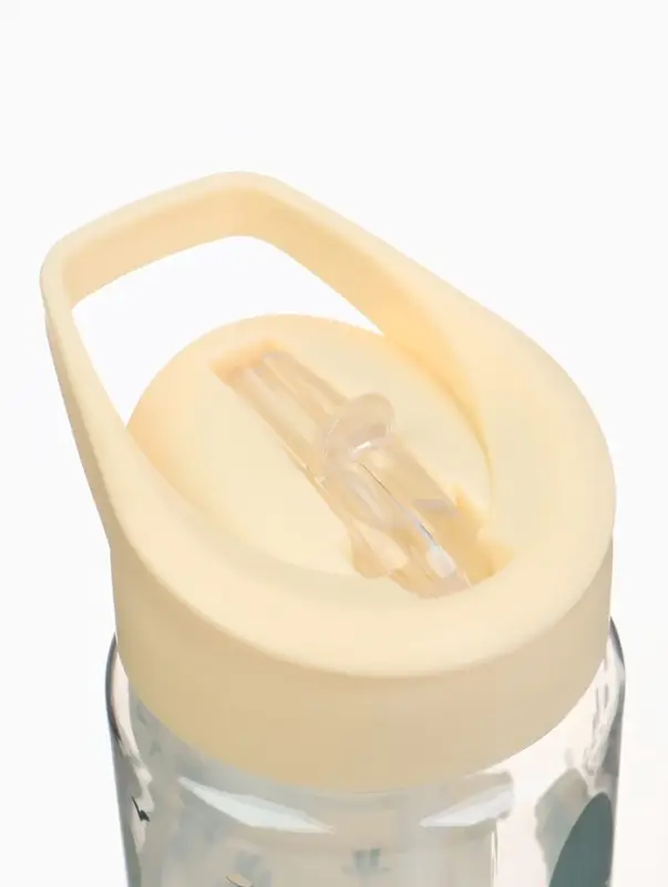 Поильник детский с трубочкой &laquo;Дино&raquo;, 350мл., цвет бежевый Крошка Я