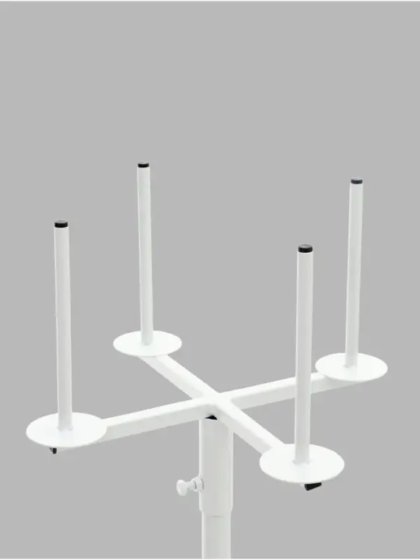 Стойка для пакетов, 60&times;61.3&times;100 см, d=1.2 см, белая