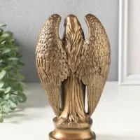 Фигура гипс &laquo;Ангел печальный&raquo;, 20 см, бронза