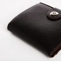 Портмоне мужское, на магните, коричневое