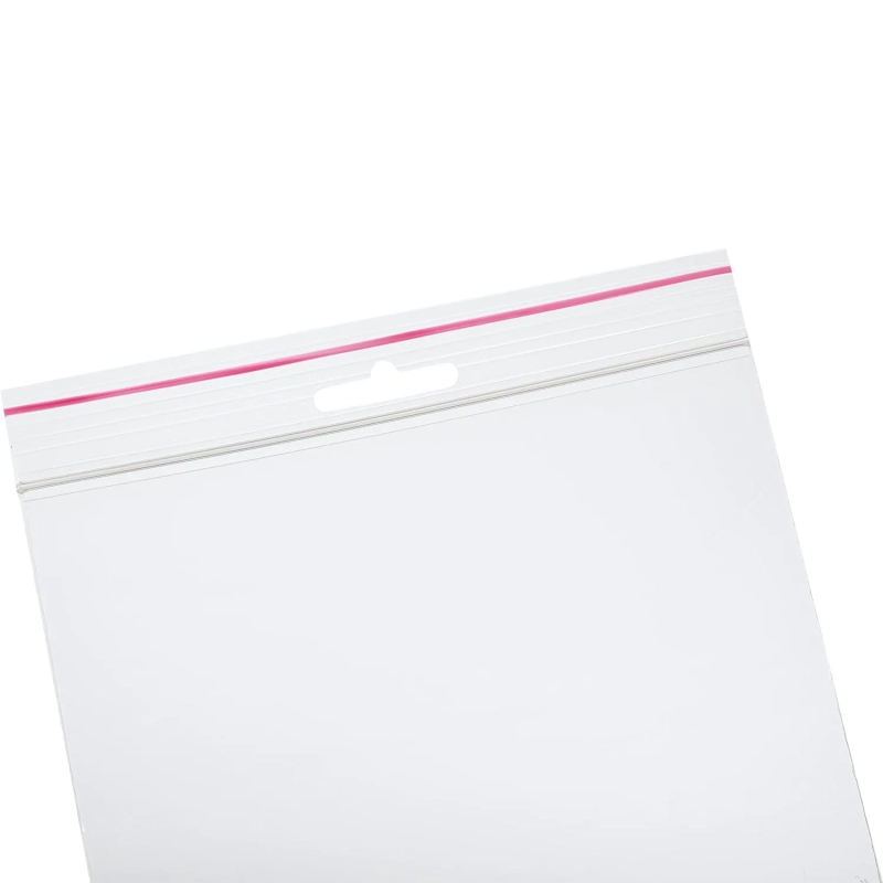 Пакет с замком (Zip Lock) с европодвесом 15 х 22 см, 60 мкм, 100 шт/уп