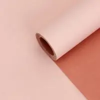 Бумага упаковочная крафт, розовый, 0.68&times;10 &plusmn;5% м