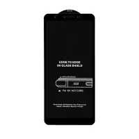 Защитное стекло Samsung A01 Core Black 6D без упаковки