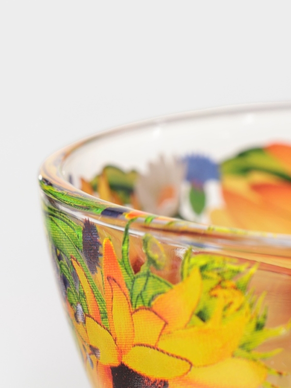 Набор посуды "Подсолнухи" (кружка 250мл.+салатник 250мл.)