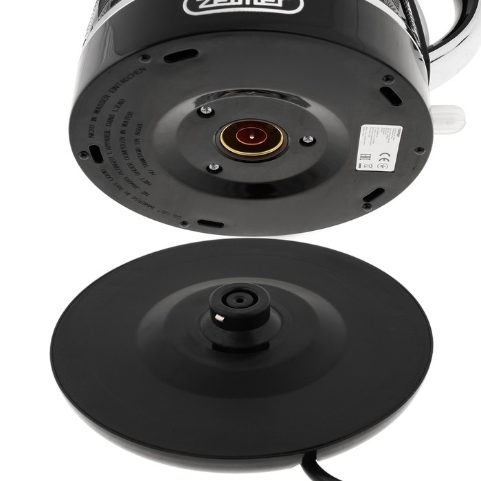 Чайник электрический Zelmer ZCK7640, пластик, 1.7 л, 2200 Вт, чёрный Чайник электрический Zelmer ZCK7640, пластик, 1.7 л, 2200 Вт, чёрный