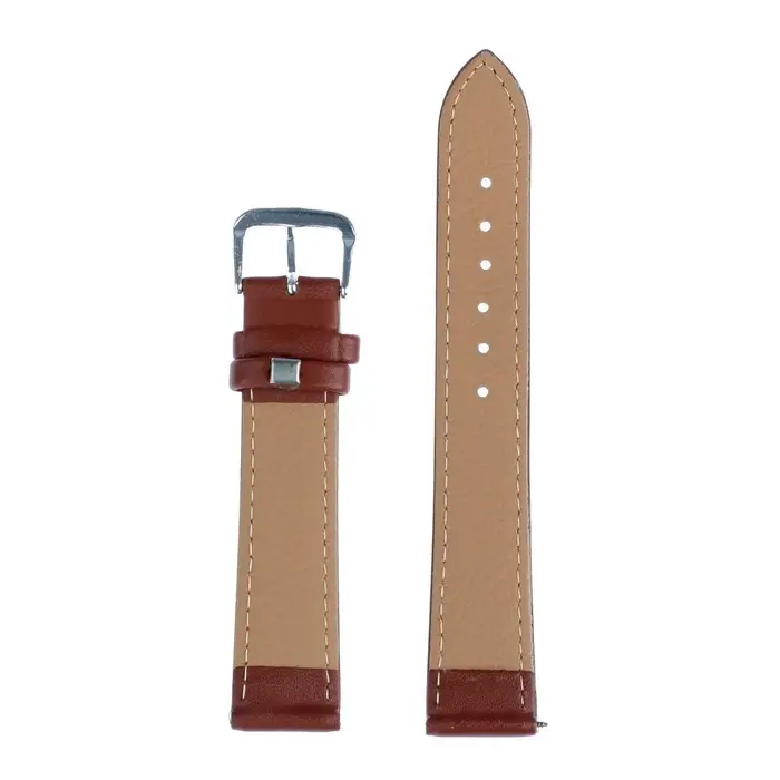 Ремешок для часов &laquo;Соломон&raquo;, 18 мм, натуральная кожа, длина 20 см, коричневый