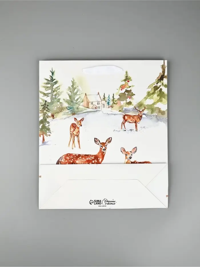 Набор пакетов &laquo;Новый год&raquo;, 3 шт,  26 &times; 30 &times; 9 см