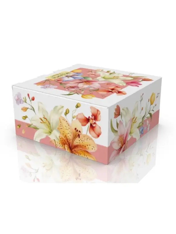 Коробка складная &laquo;Подарок с любовью&raquo;, 15 х 15 х 7 см