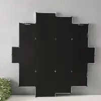 Фоторамка пластик на 11 фото 10х15, 13х18, 20х25 см "Семейные моменты" белая 61,5х60 см