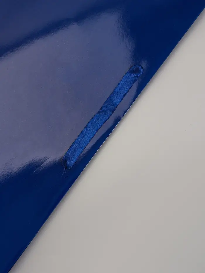 Пакет подарочный ламинированный горизонтальный "Синий", XL 49 &times; 40 &times; 19 см