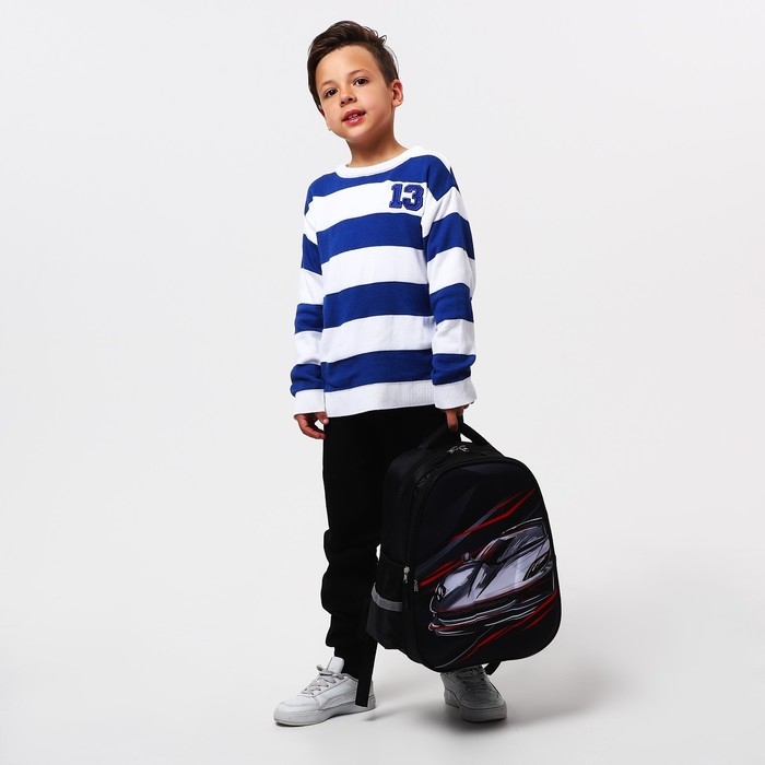 Рюкзак школьный каркасный 39×30×14 см «Машина» Рюкзак школьный каркасный 39×30×14 см «Машина»