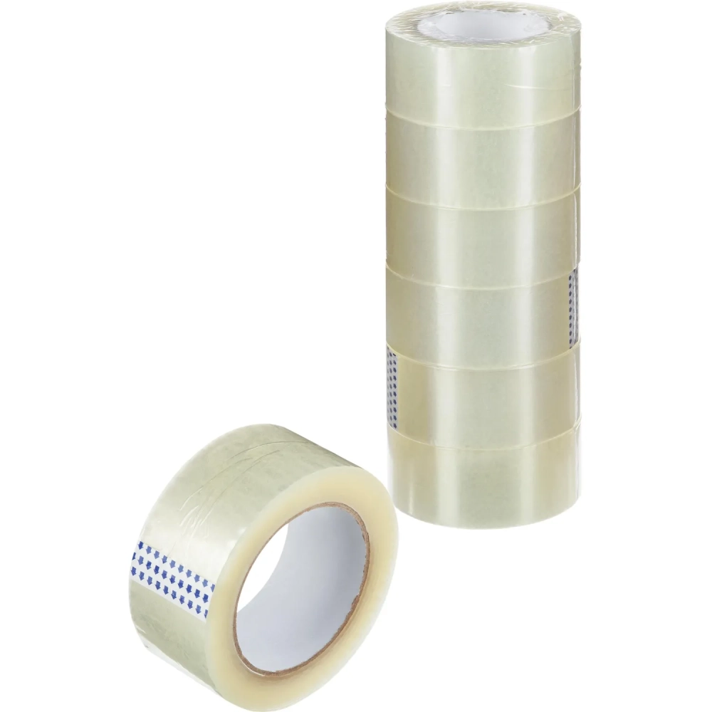 Клейкая лента упаковочная 48мм х 132м 38мкм прозрачная 36 шт/уп СПб