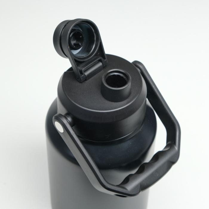 Термос, 2 л, Тропа Термос, 2 л, Тропа "Бидон", сохраняет тепло 48 ч, чёрный