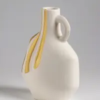 Ваза для цветов &laquo;Оделис&raquo;, 21.5&times;16 см, керамика, белая