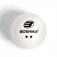 Набор мячей для настольного тенниса BOSHIKA Advanced 2*, d=40+ мм, 6 шт., белый
