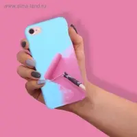 Чехол на телефон iPhone 7 «Раскрась», soft touch 6,5 × 14 см