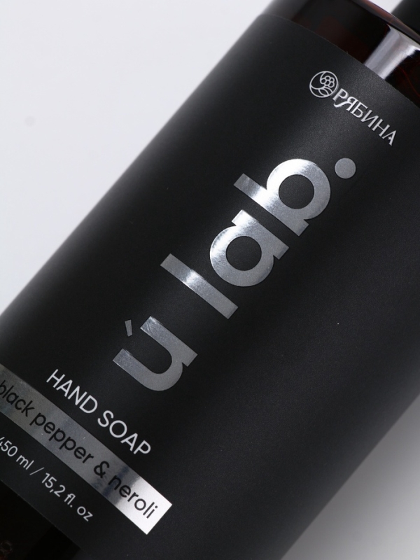 ULAB Жидкое мыло для рук "Черный перец и нероли", 450 мл